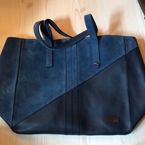 TOD’S suede and leather tote